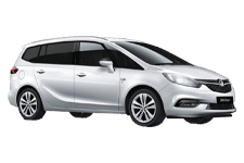Car Hire Ferndown - Vauxhall Zafira 7-Seater - Minibus hire Ferndown